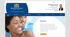 Desktop Screenshot of dominionlendingmortgages.com